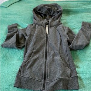 Lululemon hooded zip-up sweatshirt